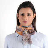 Meadow Heritage Square Scarf - Mustard - view 5