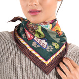 Wildlife Badge Bandana - Forest Green - view 3