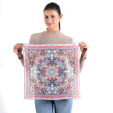 Garden Medallion Bandana - Pale Lavender