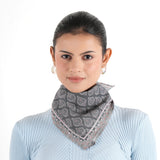 Elysian Trellis Bandana - Dark Grey - view 2