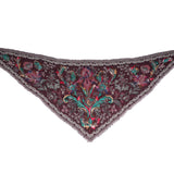 Meadow Jacquard Scarf - Wine - view 6