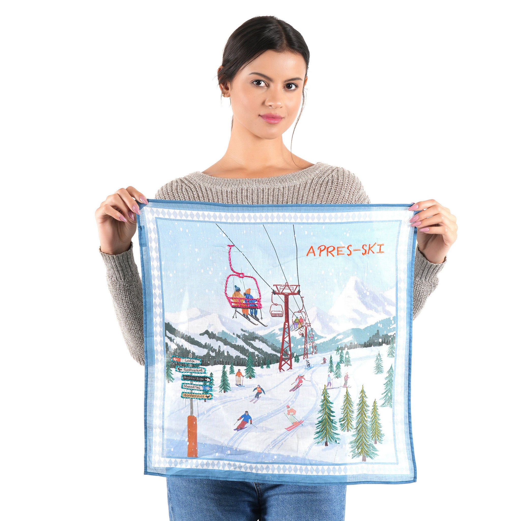 Apres-Ski Bandana - Ice Blue - view 8