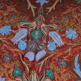 Periwinkle Jacquard Scarf - Terracotta - view 7