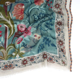 Autumn Garden Scarf - Teal - view 6