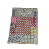 Geometric Jacquard Scarf - Dusty Blush - view 6