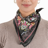 Floralia Bandana - Charcoal - view 10
