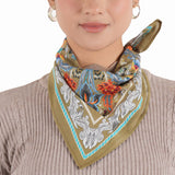 Floralia Bandana - Olive Green - view 9