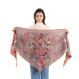 Meadow Jacquard Scarf - Sage Green