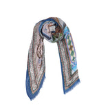 Curated Gallery Mosaic Square Scarf - Sage Green - view 8