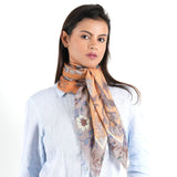 Meadow Heritage Square Scarf - Mustard - view 4