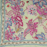 Floral & Bee Bandana - Green - view 7