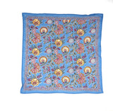 Pomegranate Floral Bandana - Dusty Blue - view 6