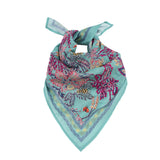 Floral & Bee Bandana - Turquoise - view 8