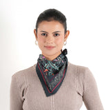 Floralia Bandana - Midnight Black - view 2