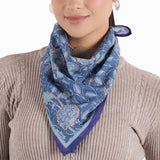 Wildflower Symphony Bandana - Indigo - view 10