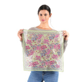 Floral & Bee Bandana - Green