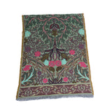 Periwinkle Jacquard Scarf - Green - view 6