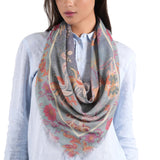 Meadow Heritage Square Scarf - Violet - view 3