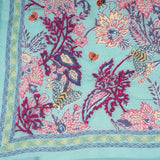Floral & Bee Bandana - Turquoise - view 7