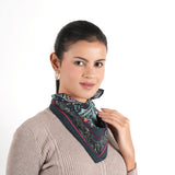 Floralia Bandana - Midnight Black - view 3