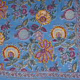 Pomegranate Floral Bandana - Dusty Blue - view 7