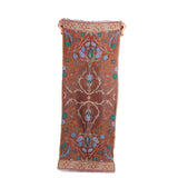 Periwinkle Jacquard Scarf - Terracotta