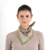 Floralia Bandana - Olive Green - view 2