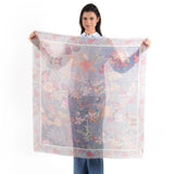 Meadow Heritage Square Scarf - Violet