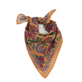 Pomegranate Floral Bandana - Mustard - view 10
