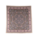 Tapestry Medallion Square Scarf - Dark Brown - view 6
