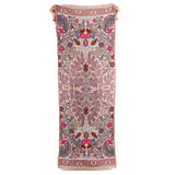 Periwinkle Jacquard Scarf - Rosewood Pink