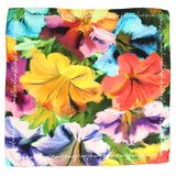 Bloom Silk Bandana - Blooming Violet