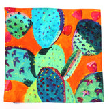 Prickly Cotton Bandana - Neon Orange
