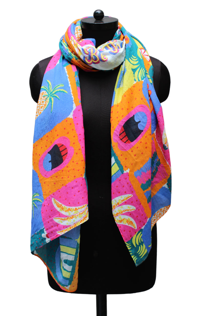 Be the Exception Multicolor Wrap - Pink Blue