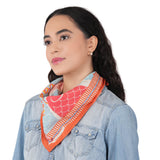 Like a Fish in Water Cotton Bandana - Red