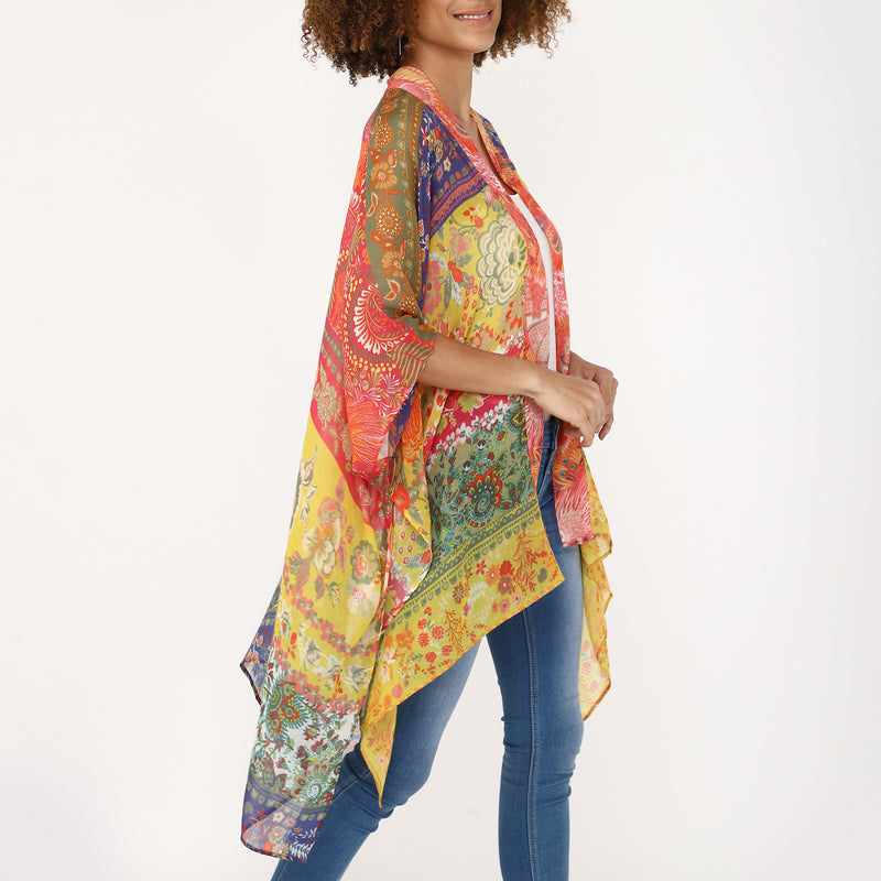 Kaleidoscope Kimono - Yellow