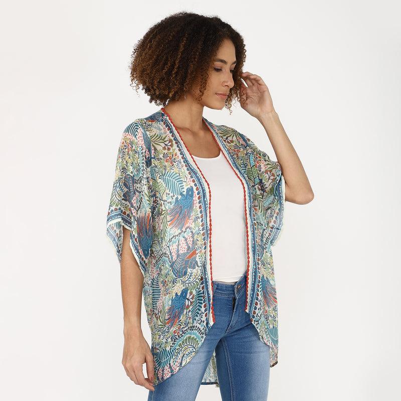 Savanna Kimono - Blue