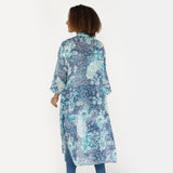 Phoenix Sky Kimono - Blue