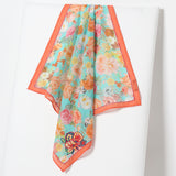 Ditsy Floral Bandana - Aqua