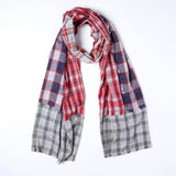 Mixed Plaid Scarf